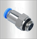 PCF,Pneumatic Fittings with npt and bspt thread, Air Fittings, one touch tube fittings, Pneumatic Fitting, Nickel Plated Brass Push in Fittings
